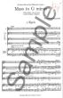 Mass g-minor Soli [SATB] & Double Chorus