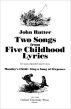 Rutter Two Songs from Five Childhood Lyrics SATB