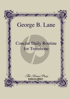Lane Concise Daily Routine for Trombone