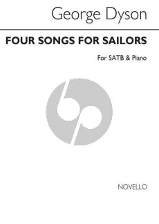 Dyson 4 Songs for Sailors SATB-Piano