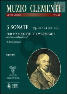 3 Sonatas Opp.20 e 24