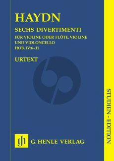 Haydn 6 Divertimenti (Hob.IV:6*- 11*) (Friesenhagen) (Study Score) (Henle-Urtext)