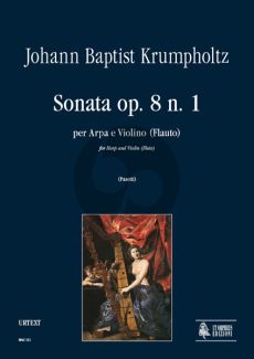 Krumpholtz Sonata Op.8 No.1 Harp and Violin (or Flute) (Anna Pasetti)