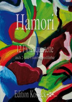 Hamori 12 Flute Quartets (4 Flutes) (Score/Parts)