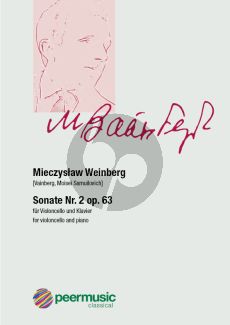 Weinberg Sonate No.2 Op.63 (1959) Violoncello-Klavier (Vainberg, Moisei Samuilovich)