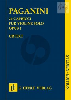 24 Capricci Op.1 (Violine Solo) (Study Score)
