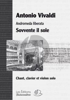 Vivaldi Sovvente il Sole Andromeda Liberata (Mezzo Sopran et Piano avec Violon Solo en Mi Mineur)