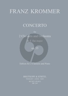 Krommer Concerto E-Flat major Op.35 (2 Clar.-Orch.)