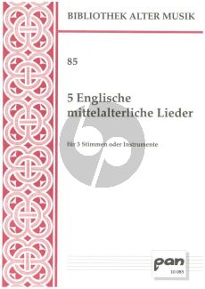 5 Englische Mittelalterliche Tanze