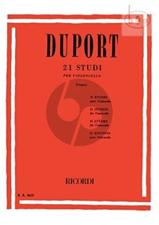 Duport 21 Studies Violoncello (Gilberto Crepax) (Ricordi)