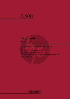 Sor Gran Solo Op.14 Guitar (Paolo Paolini)