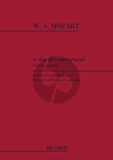 Mozart 6 Duetti Concertanti Vol.1 No. 1 - 3 2 Clarinets (Giuseppe Garbarino)