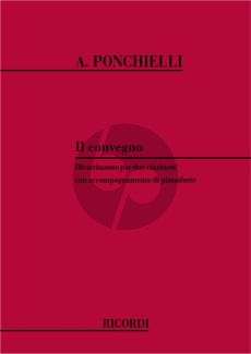 Ponchielli Il Convegno Divertimento for 2 Clarinets and Piano (Ricordi)