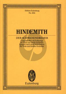 Hindemith Der Schwanendreher Studienpartitur (Konzert nach alten Volksliedern)