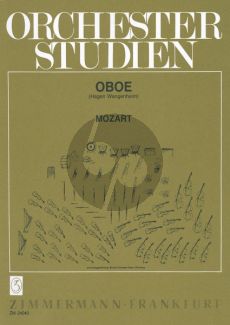 Mozart Orchesterstudien Oboe (Gustav Wangenheim)