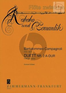 Duet No. 2 A-major Flute and Violin