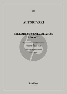 Melodias Venezolanas Vol. 2 Guitar (edited by Alirio Diaz)