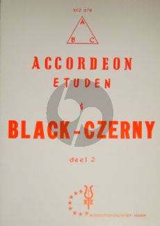 Black Czerny Akkordeon-Etuden Vol.2