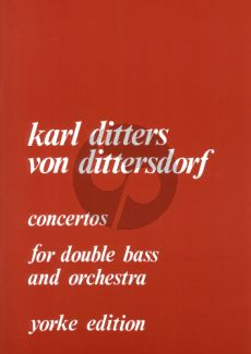 Dittersdorf Concertos Nos. 1 and 2 Double Bass and Piano (Rodney Slatford)