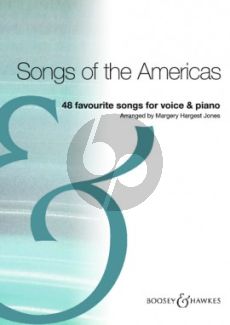 Songs of the Americas Voice and Piano (with guitar chords) (Margery Hargest Jones)