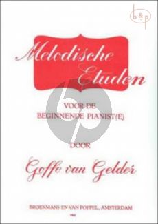Gelder Melodic Studies for Starting Pianists for Piano