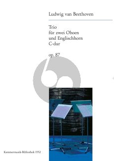 Beethoven Trio C-major Op.87 2 Oboes-Cor Anglais (Parts)