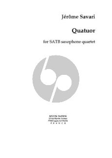 Savari Quatuor 4 Saxophones (SATB)