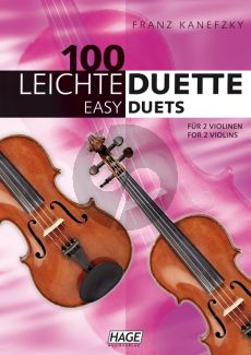 100 Leichte Duette 2 Violinen