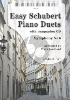 Easy Schubert Piano Duets - Symphony No. 5 Piano 4 Hds (Goddard)