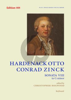 Zinck Sonata No.8 in g-minor Harpsichord (edited by Christopher Hogwood)