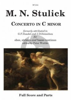 Stulick Concerto c-minor Oboe-Strings-Bc (Score/Parts)