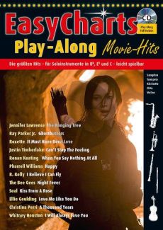 Easy Charts Play-Along Movie Hits (all C.-Bb-Eb. Instr.) (Bk-Cd) (arr. Uwe Bye)