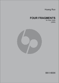 Ruo 4 Fragments Violin solo