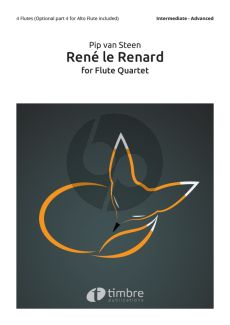 Steen René le Renard 4 Flutes (Score/Parts)