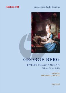 Berg 12 Sonatinas Op.3 Vol.2 (No.7-12) Harpsichord (edited by Michael Talbot)