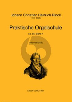 Rinck Praktische Orgelschule Op.55 Vol.4 (Volckmar/Dohr)