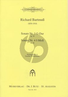 Bartmuss Sonaten G-Dur Opus 39,3 und f-Moll Opus 46,4 Orgel (Joachim Wollenweber)