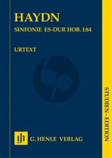 Haydn Sinfonie Es-dur Hob. I:84 Studienpartitur (Sonja Gerlag und Klaus Lippe)