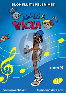 Blokfluit Spelen met Bas en Viola (Boek met Mp3)