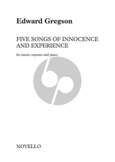 Gregson 5 Songs Of Innocence and Experience Mezzo-Soprano and Piano