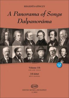 A Panorama of Songs 3B Low Voice (Easy songs from four centuries in six languages) (Book with Audio online)