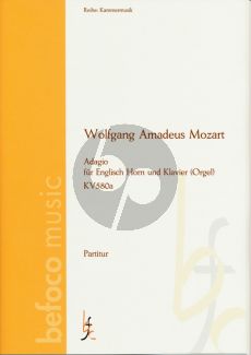 Mozart Adagio KV 580a English Horn und Klavier [Orgel]