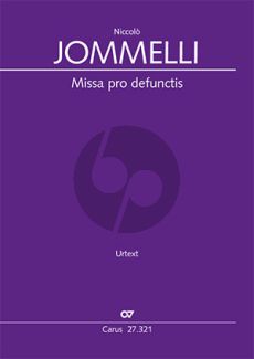 Jommelli Missa pro defunctis (Requiem) SATB soli-SATB-2 Vi.-2 Va.-Bc (Partitur) (Julia Rosemeyer)