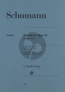 Schumann Liederkreis Op.24 Medium (edited by Kazuko Ozawa) (Henle-Urtext)