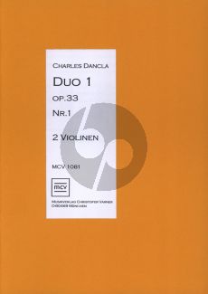 Dancla Duo op.33 no.1 für 2 Violinen