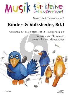 Kinder- und Volkslieder Band 1 2 Trompeten (arr. Rainer Muhlbacher)