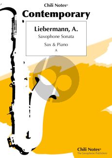 Liebermann Sonata Alto Saxophone and Piano