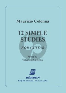 Colonna 12 Simple Studies for Guitar
