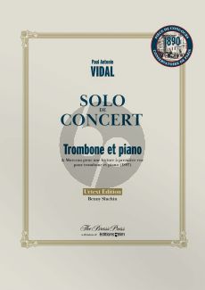 Vidal Solo de Concert for Trombone and Piano