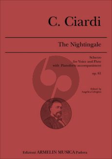 Ciardi The Nightingale Op. 61 Voice-Flute and Piano (edited by Angelica Celeghin)